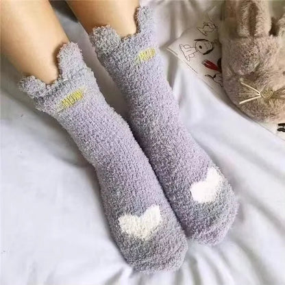 10 Pairs Women Cartoon Patterned Socks Trendy And Fashionable Versatile Socks Lightweight Breathable Comfortable Casual Socks - Checkouts UK