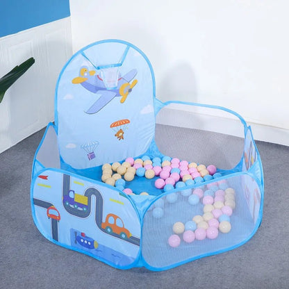 1.2M Ball Pool with Basket Children Toy Indoor Ocean Ball Pit Playpen Tent Outdoor Toys for Children Ballenbak Dropshipping - Checkouts UK