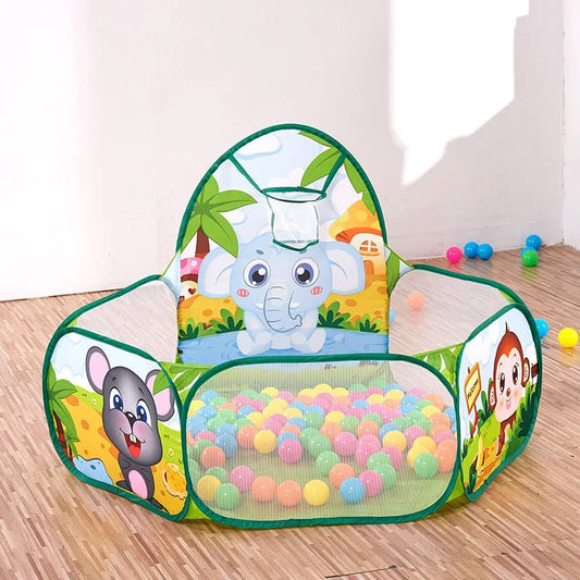 1.2M Ball Pool with Basket Children Toy Indoor Ocean Ball Pit Playpen Tent Outdoor Toys for Children Ballenbak Dropshipping - Checkouts UK