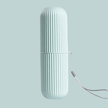 1pc Portable Toothbrush Cup Bathroom Toothpaste Holder Storage Case Box Organizer Travel Toiletries Storage Cup New Creative - Checkouts UK