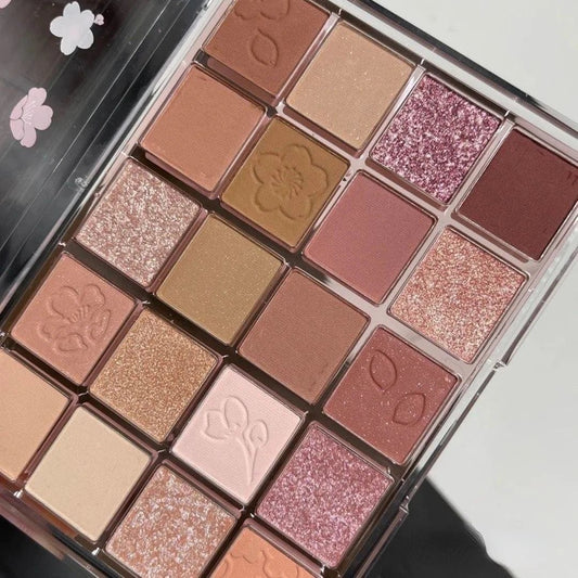 20 Color Eyeshadow Palette Pearly Glitter Eyeshadows Shiny Eye Shadow Pallet Makeup Pigmentos Para Ojos Cosmetic Earth Color - Checkouts UK