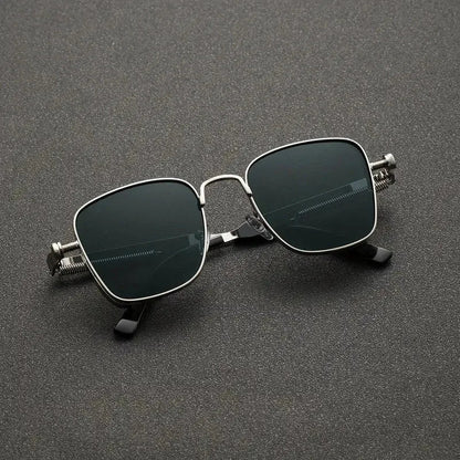 2025 Polarized Sunglasses Men High End Handsome Driving Special Anti UV High Quality Metal Punk Fashion Trends Sunglasses - Checkouts UK