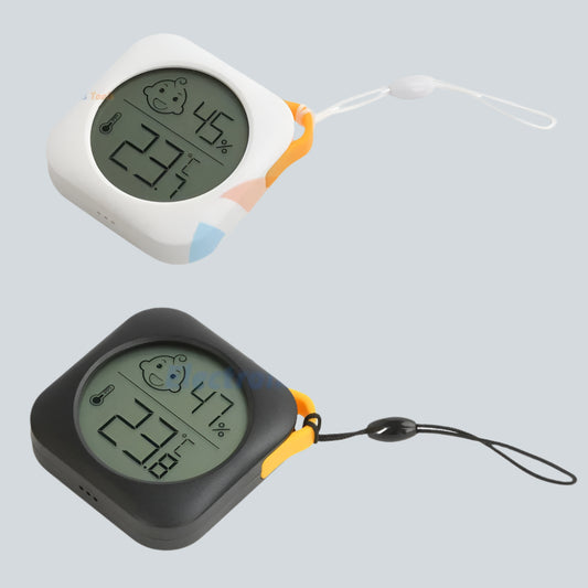  - 20～60℃ LCD Digital Electronic Temperature Humidity Meter Detector Indoor Comfort Expression Display Thermometer Hygrometer - Checkouts UK