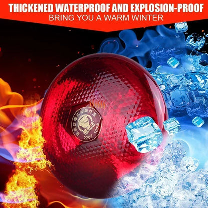 220V Poultry Heating Bulb 100/150/200/250/275W Infrared Lamp Insulation Heating for Reptiles Plants Amphibians Pets Livestock - Furbury
