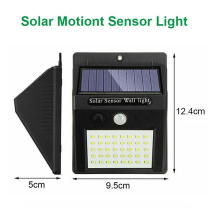 30 LED Solar Light PIR Motion Sensor Wall Light Outdoor Solar Lamp Waterproof Solar Powered Sunlight Street Lamp Garden Decor - Checkouts UK
