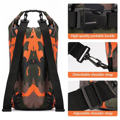 30L 15L Waterproof Dry Bags With Wet Separation Pocket Backpack For Kayaking Boating Swimming Outdoor Sports Bag XAZ9 - Checkouts UK