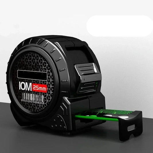 3/5/10M Metric Measuring Tape Self Locking Fluorescent Steel Tape Measure High Precision Wear - resistant Ruler Measuring Tools - Checkouts UK