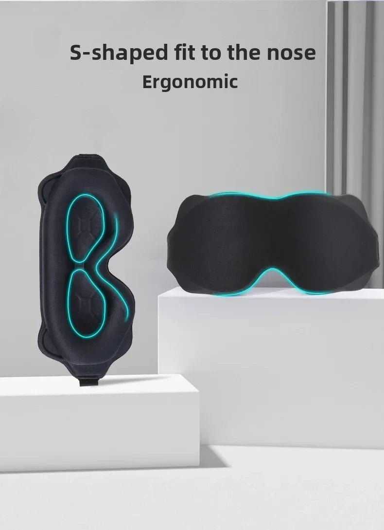 3D Sleeping Mask Block Out Light Sleep Mask For Eyes Soft Sleeping Aid Eye Mask for Travel Eyeshade Night Breathable Slaapmasker - Checkouts UK