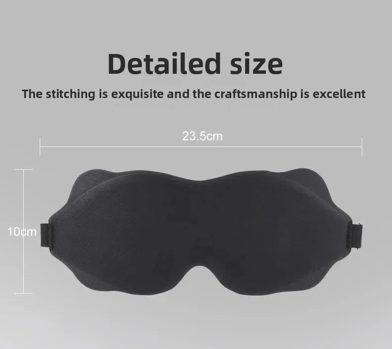 3D Sleeping Mask Block Out Light Sleep Mask For Eyes Soft Sleeping Aid Eye Mask for Travel Eyeshade Night Breathable Slaapmasker - Checkouts UK