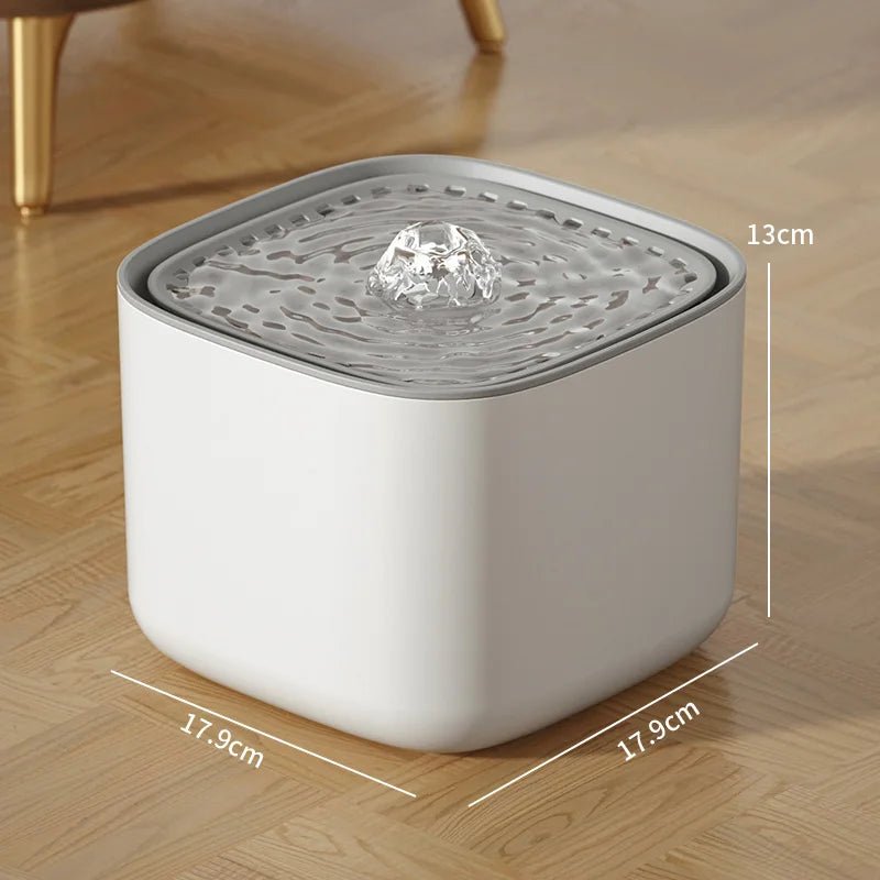 3L Cat Water Fountain Auto Recirculate Filter Large Capacity Filtring Cat Water Drinker USB Electric Mute Cats Water Dispenser - Checkouts UK