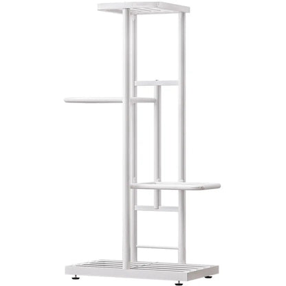 4 Tier 5 Potted Plant Stand Multiple Flower Pot Holder Shelves Planter Rack Storage Organizer Display for Indoor Garden Balcony - Checkouts UK