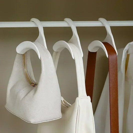 5pcs bag hanger hook Handbag hat scarf storage rack wardrobe backpack hook Handbag Holder Storage Rack Organization - Checkouts UK