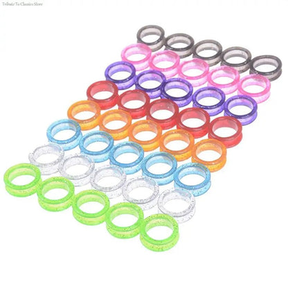5X Professional Pet Grooming Scissors Protector Cutting Curved Thinning Shears Silicone Finger Rings for Cat Dog Hair Scissors - Furbury