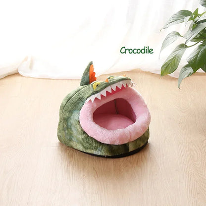 Pig Bed Hamster Soft Hideout House Small Pet Animals Warm Nest Cage for Bunny Rabbit Sugar Glider Chinchilla Hedgehog