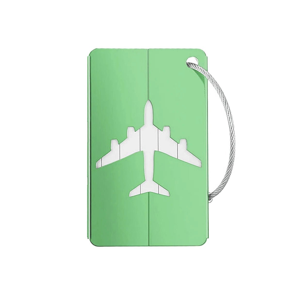Aluminum Alloy Travel Luggage Tag Hanging Tag Suitcase Tag Plane With Name ID Cards Anti - lost Solid Color Travel Accessories.zmt - Checkouts UK