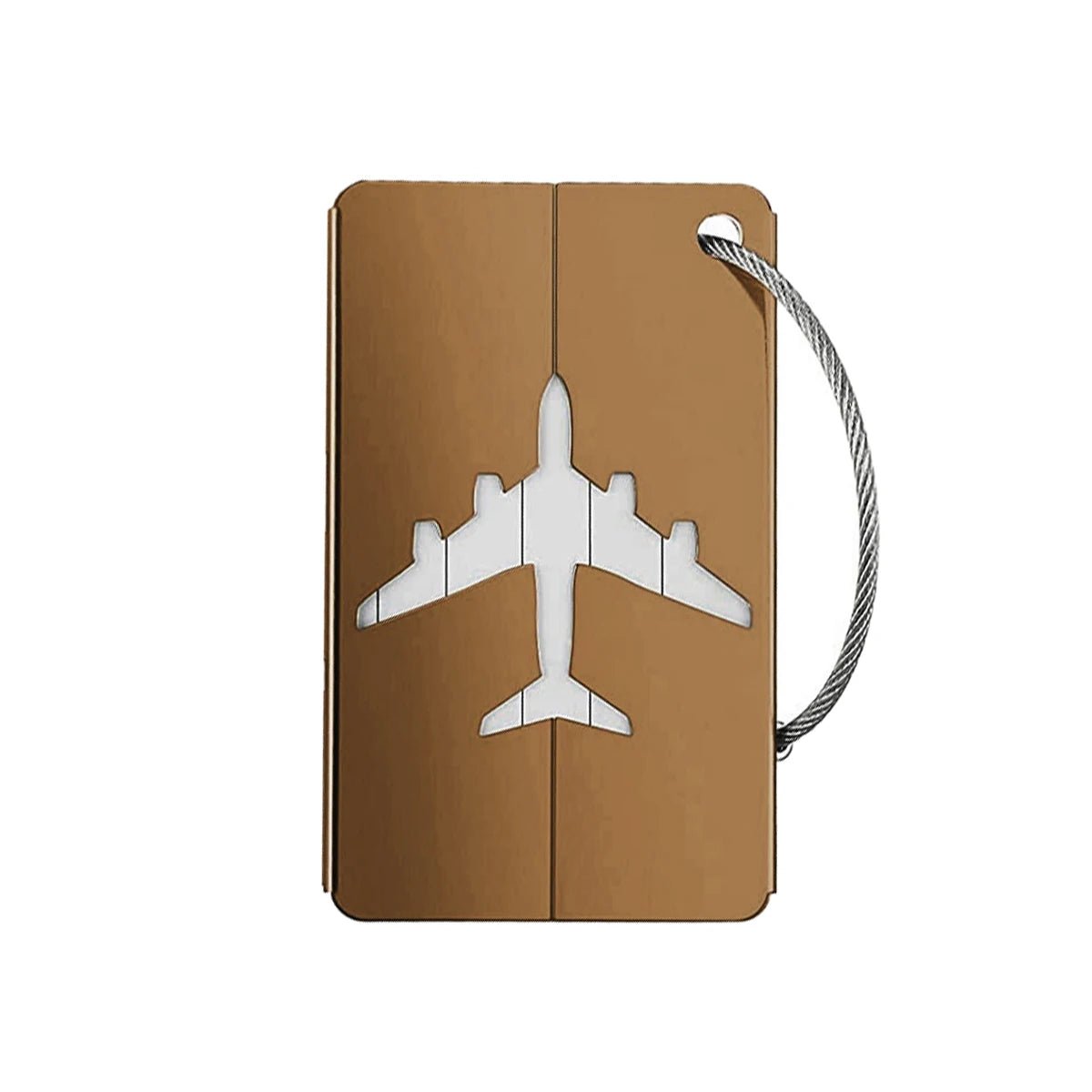 Aluminum Alloy Travel Luggage Tag Hanging Tag Suitcase Tag Plane With Name ID Cards Anti - lost Solid Color Travel Accessories.zmt - Checkouts UK