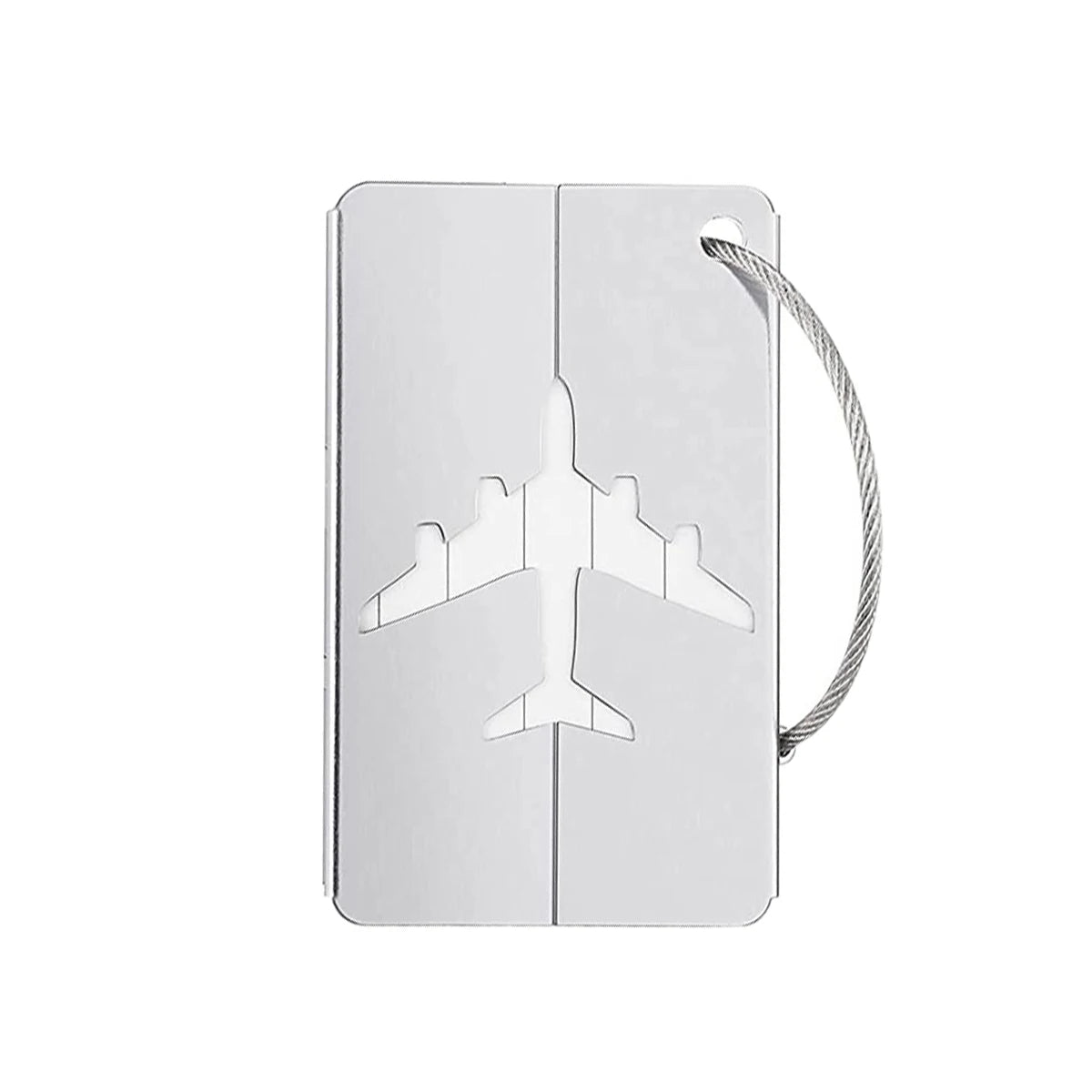 Aluminum Alloy Travel Luggage Tag Hanging Tag Suitcase Tag Plane With Name ID Cards Anti - lost Solid Color Travel Accessories.zmt - Checkouts UK