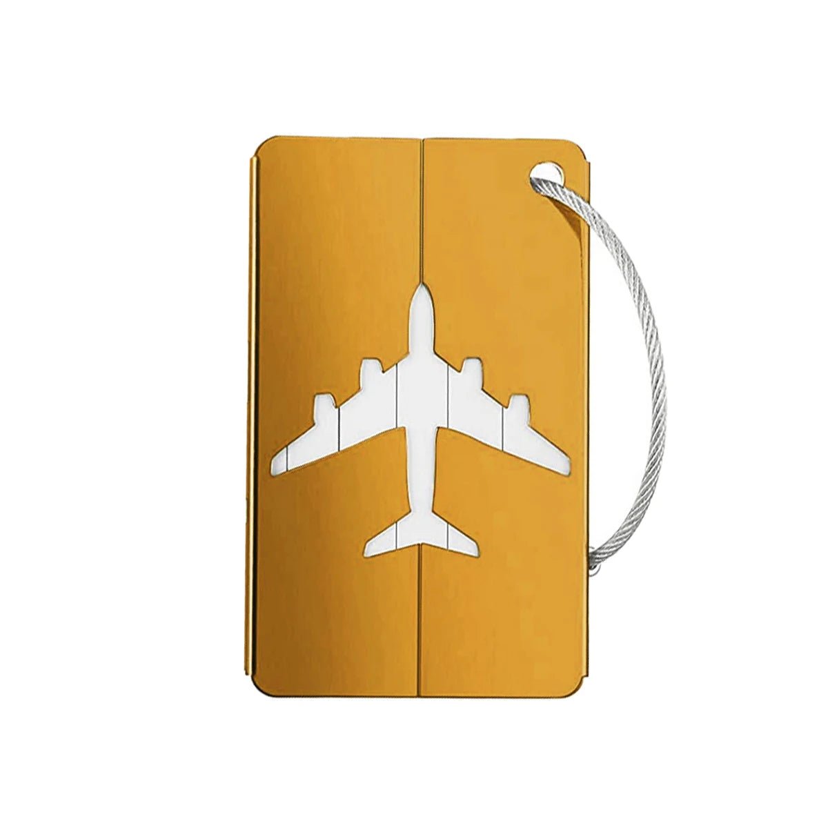 Aluminum Alloy Travel Luggage Tag Hanging Tag Suitcase Tag Plane With Name ID Cards Anti - lost Solid Color Travel Accessories.zmt - Checkouts UK