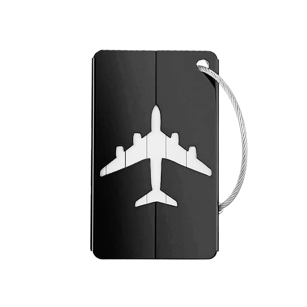 Aluminum Alloy Travel Luggage Tag Hanging Tag Suitcase Tag Plane With Name ID Cards Anti - lost Solid Color Travel Accessories.zmt - Checkouts UK
