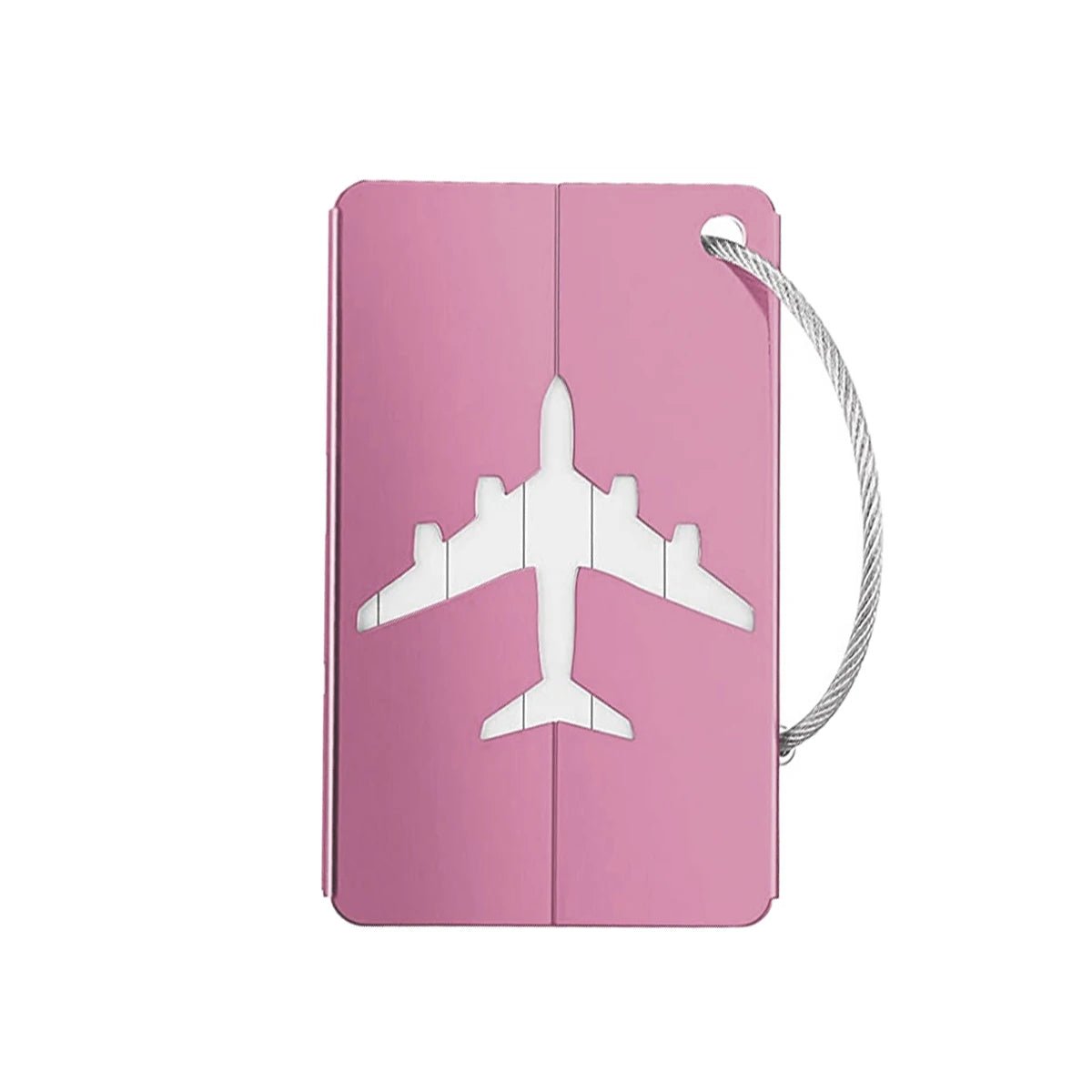 Aluminum Alloy Travel Luggage Tag Hanging Tag Suitcase Tag Plane With Name ID Cards Anti - lost Solid Color Travel Accessories.zmt - Checkouts UK