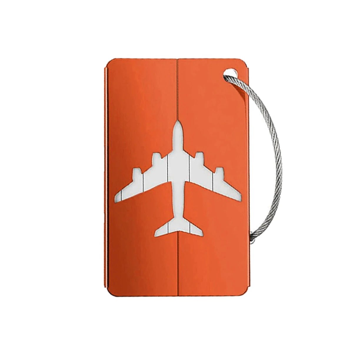 Aluminum Alloy Travel Luggage Tag Hanging Tag Suitcase Tag Plane With Name ID Cards Anti - lost Solid Color Travel Accessories.zmt - Checkouts UK