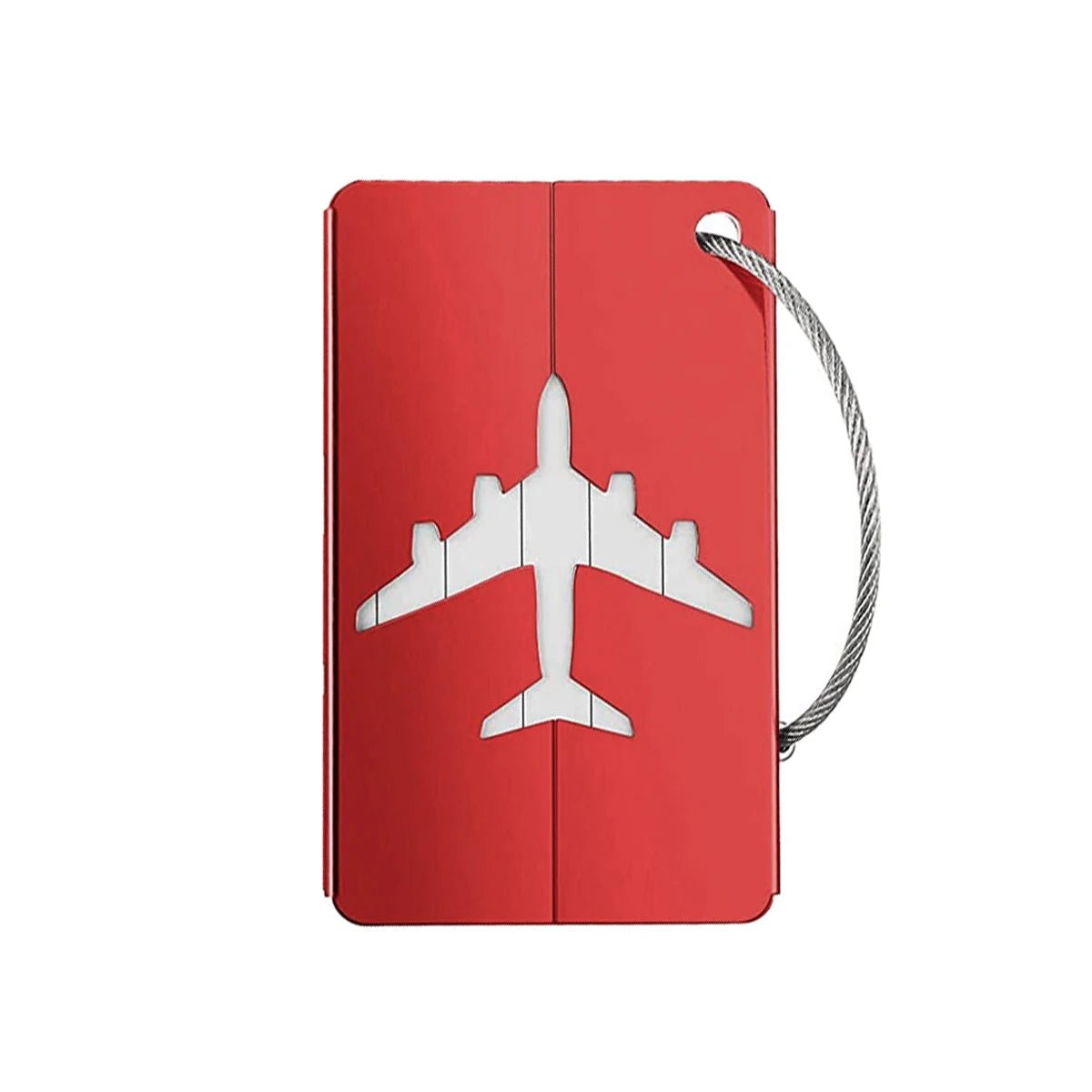 Aluminum Alloy Travel Luggage Tag Hanging Tag Suitcase Tag Plane With Name ID Cards Anti - lost Solid Color Travel Accessories.zmt - Checkouts UK