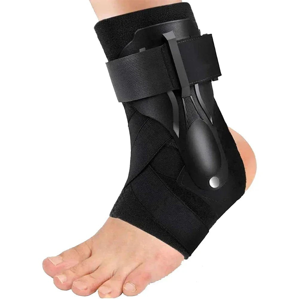 Ankle Brace for Sprained Ankle Support with Side Stabilizers for Men Women Ankle Splint Stabilizer Recovery Tendonitis - Checkouts UK