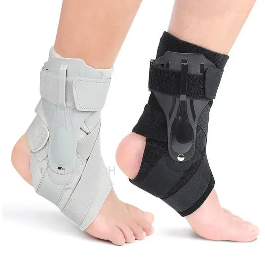 Ankle Brace for Sprained Ankle Support with Side Stabilizers for Men Women Ankle Splint Stabilizer Recovery Tendonitis - Checkouts UK