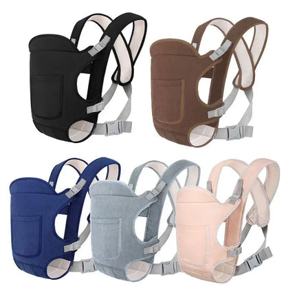 Baby Going Out Safety Sling Carrier Multifunctional Shoulder Baby Carrier Four Methods Front and Back Versatile for All Seasons - Checkouts UK