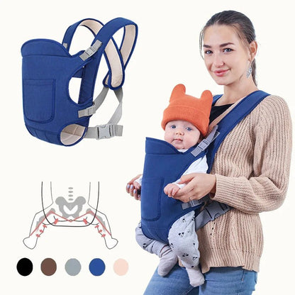 Baby Going Out Safety Sling Carrier Multifunctional Shoulder Baby Carrier Four Methods Front and Back Versatile for All Seasons - Checkouts UK