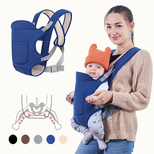 Baby Going Out Safety Sling Carrier Multifunctional Shoulder Baby Carrier Four Methods Front and Back Versatile for All Seasons - Checkouts UK