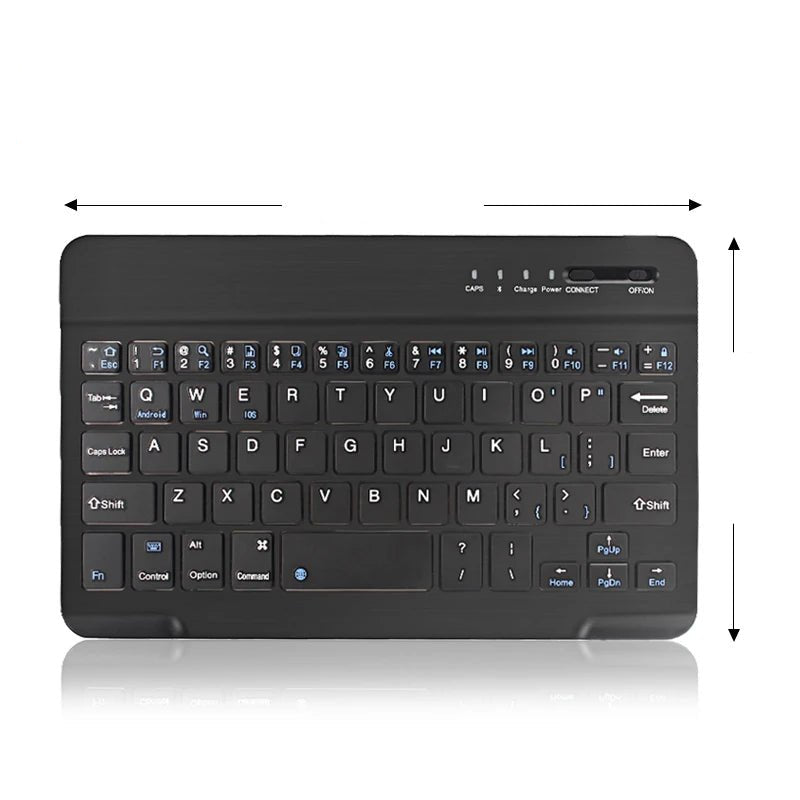 Bluetooth Wireless Keyboard Mini Keyboard For MacBook iPad 2.4G Rechargeable Gaming Receiver For Android iOS Windows - Checkouts UK
