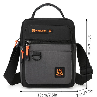 Casual Men's Handbag Shoulder Bag Lightweight Oxford Men's Purse Small Crossbody Bag Fashion Stylish Men's Bag Messenger Bag SAC - Checkouts UK