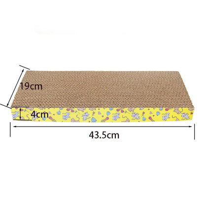 Cat Toys cat scraper sharpening claw cardboard corrugated board scratch - resistant cat scratch board Cat toy sofa cushion bed - Checkouts UK