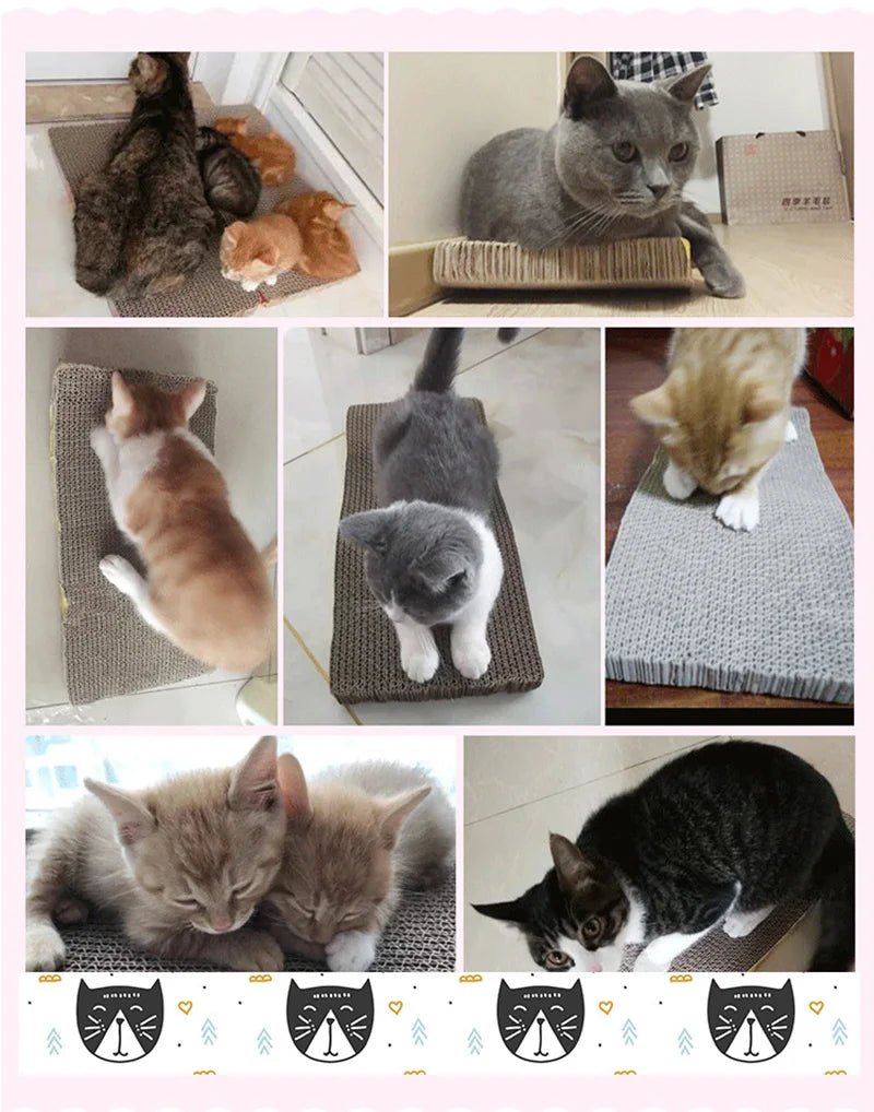 Cat Toys cat scraper sharpening claw cardboard corrugated board scratch - resistant cat scratch board Cat toy sofa cushion bed - Checkouts UK