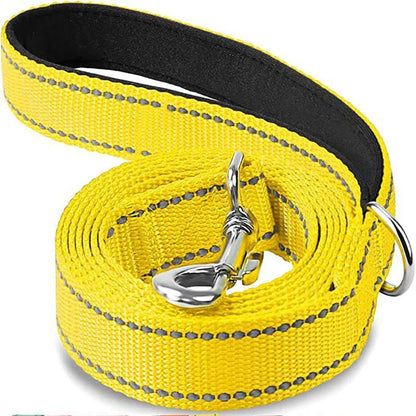 Cats Dogs Harness Collar Lead Strap Night Reflection Dog Pet Towing Rope 1.2/1.5/1.8m Guard Rope Pet Walking Training Leash - Checkouts UK