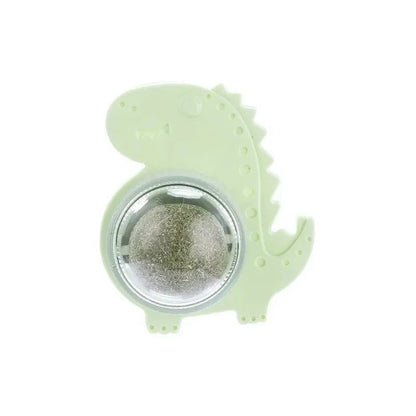Cats Toys Natural Catnip Cat Rotatable Licking Catnip Wall Ball Toy Freshen Breath Remove Hair Balls Cat Accessories Pet Supply - Furbury