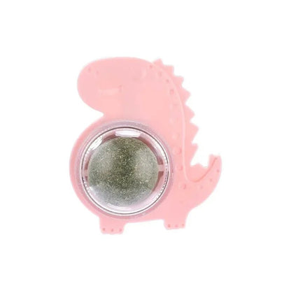 Cats Toys Natural Catnip Cat Rotatable Licking Catnip Wall Ball Toy Freshen Breath Remove Hair Balls Cat Accessories Pet Supply - Furbury