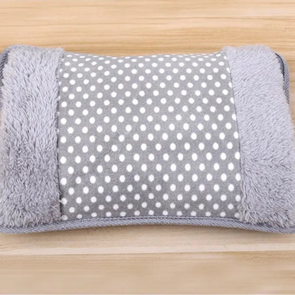 Charging Electric Hot Water Bag EU 220V 500W Rechargeable Winter Hand Warmer Dot Pattern Double Insert Hand Warmer Hot Water Bag - Checkouts UK