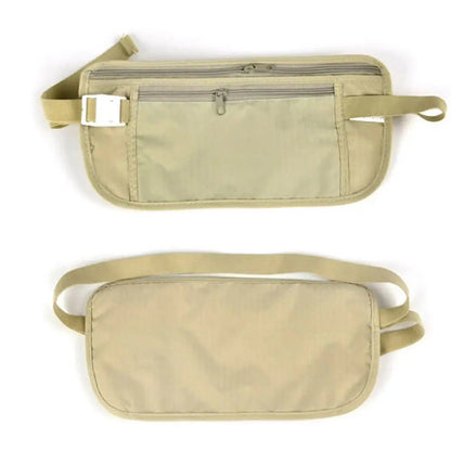Cloth Waist Bags Travel Pouch Hidden Wallet Passport Money Waist Belt Bag Slim Secret Security Useful Travel Bags Chest Packs - Checkouts UK