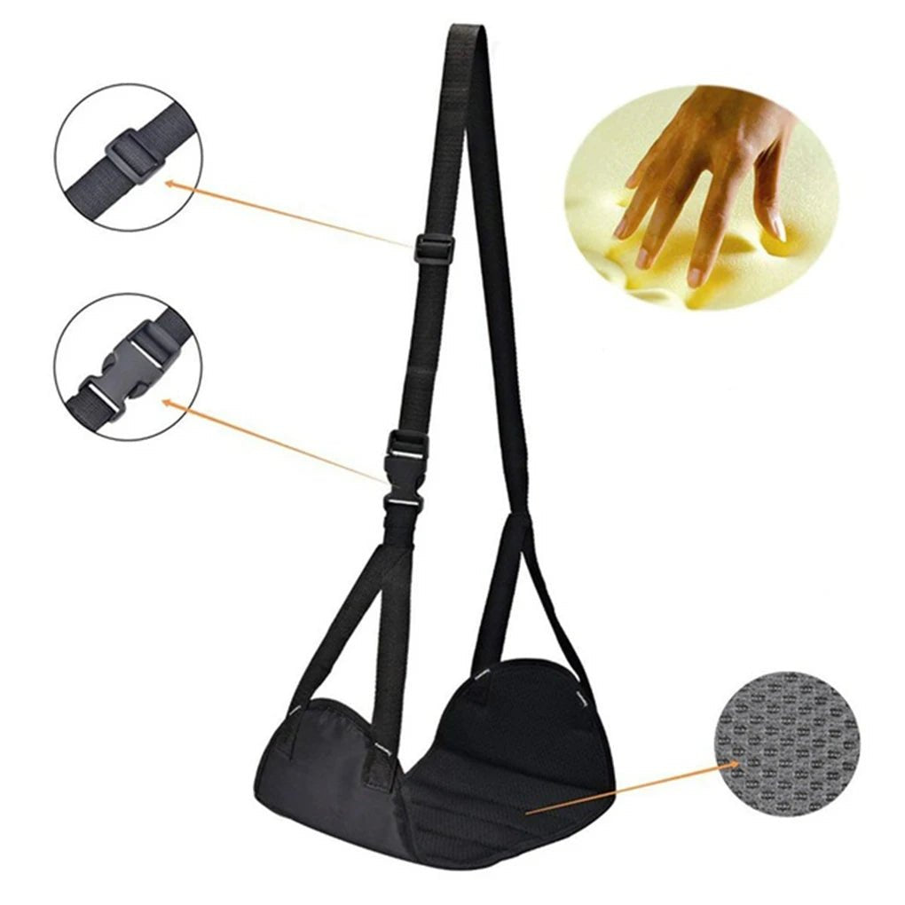 Comfy Hanger Travel Airplane Footrest Hammock Made with Premium Memory Foam Foot Patio Furniture Hanging Chair Swing Camping - Checkouts UK