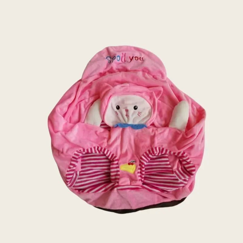 Cute Baby Sofa Support Seat Cover Plush Chair LearningTo Sit Feeding Chair Comfortable Toddler Nest Puff Washable Without Filler - Checkouts UK