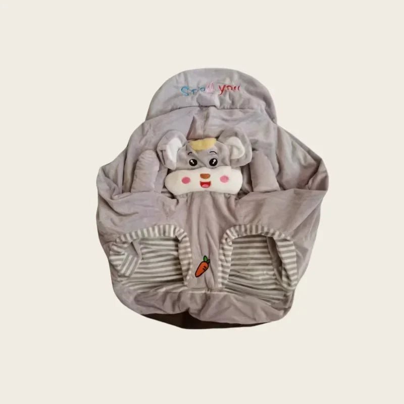 Cute Baby Sofa Support Seat Cover Plush Chair LearningTo Sit Feeding Chair Comfortable Toddler Nest Puff Washable Without Filler - Checkouts UK