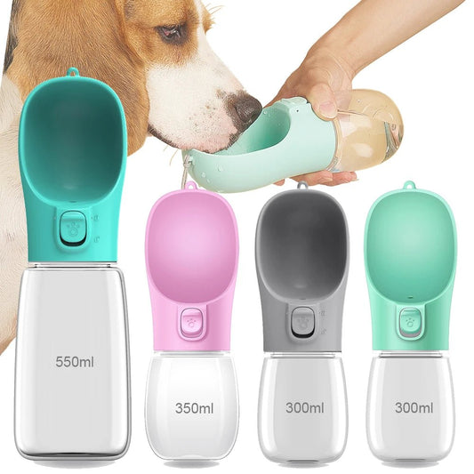 Dog Water Bottle For Pet Dogs Cats Water Feeder Bowls Outdoor Travel Leakproof Puppy Drinking Container Pug Chihuahua Labrador - Checkouts UK