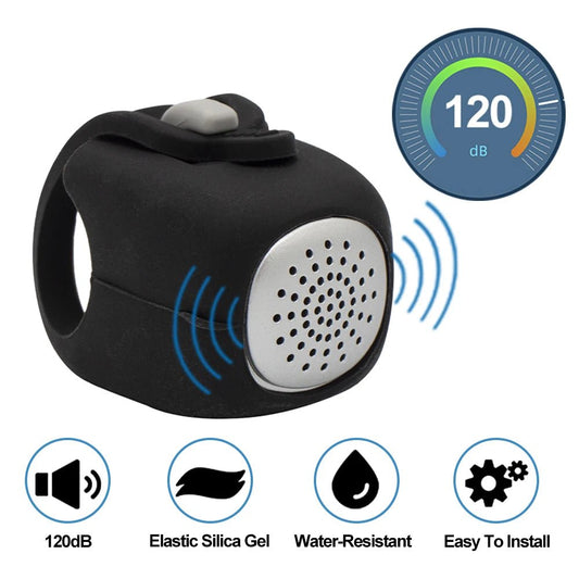 Electric Bicycle Bell Bike Horn 3 Sound Mode Motorcycle Warning Horn MTB Road Cycling Handlebar Bells Loud Bell for Safe Riding - Checkouts UK