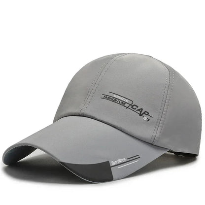Fashion Adjustable Baseball Cap Sports Caps Solid Sun Hat Casual Snapback Hat Outdoor Nylon Hip Hop Hats for Men Women Unisex - Checkouts UK