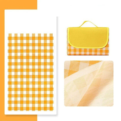 Foldable Picnic Mat Portable Sand Beach Mats Non - woven Fabric Thicken Tent Camping Blanket Pad Moisture - proof Outdoor Picnic Mat - Checkouts UK