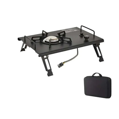 Folding Camping IGT Table Wood Portable Lightweight Camp BBQ Grill Table Removable Outdoor Picnic Fishing Camping Table - Checkouts UK