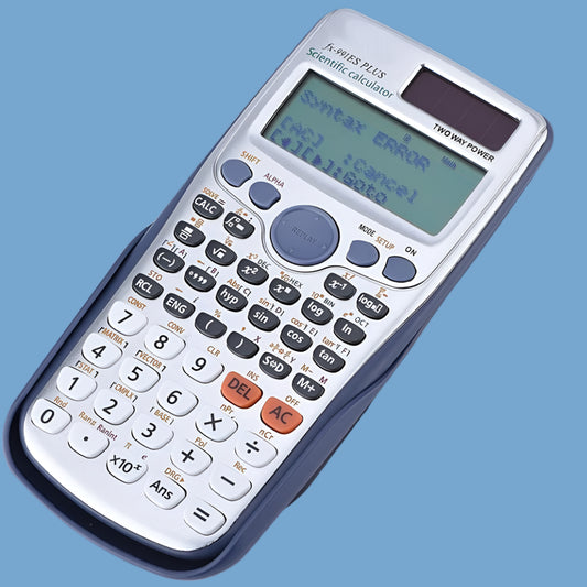 FX - 991ES - PLUS Calculator 417 Functions High School Office Two Ways 82MS Scientific Calculator School Students Digital 12 Digits - Checkouts UK