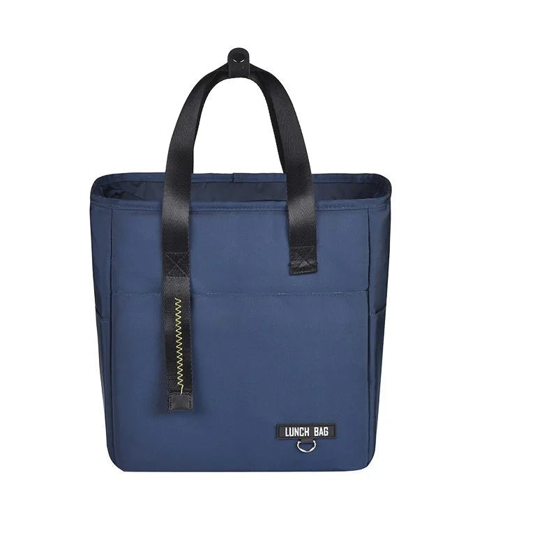 Insulated Bento Lunch Box Thermal Bag Large Capacity Food Zipper Storage Bags Container for Women Cooler Travel Picnic Handbags - Checkouts UK